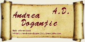 Andrea Doganjić vizit kartica